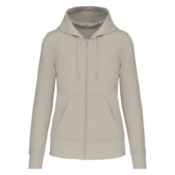 Kariban Womens/Ladies Eco Friendly Full Zip Hoodie / Clay
